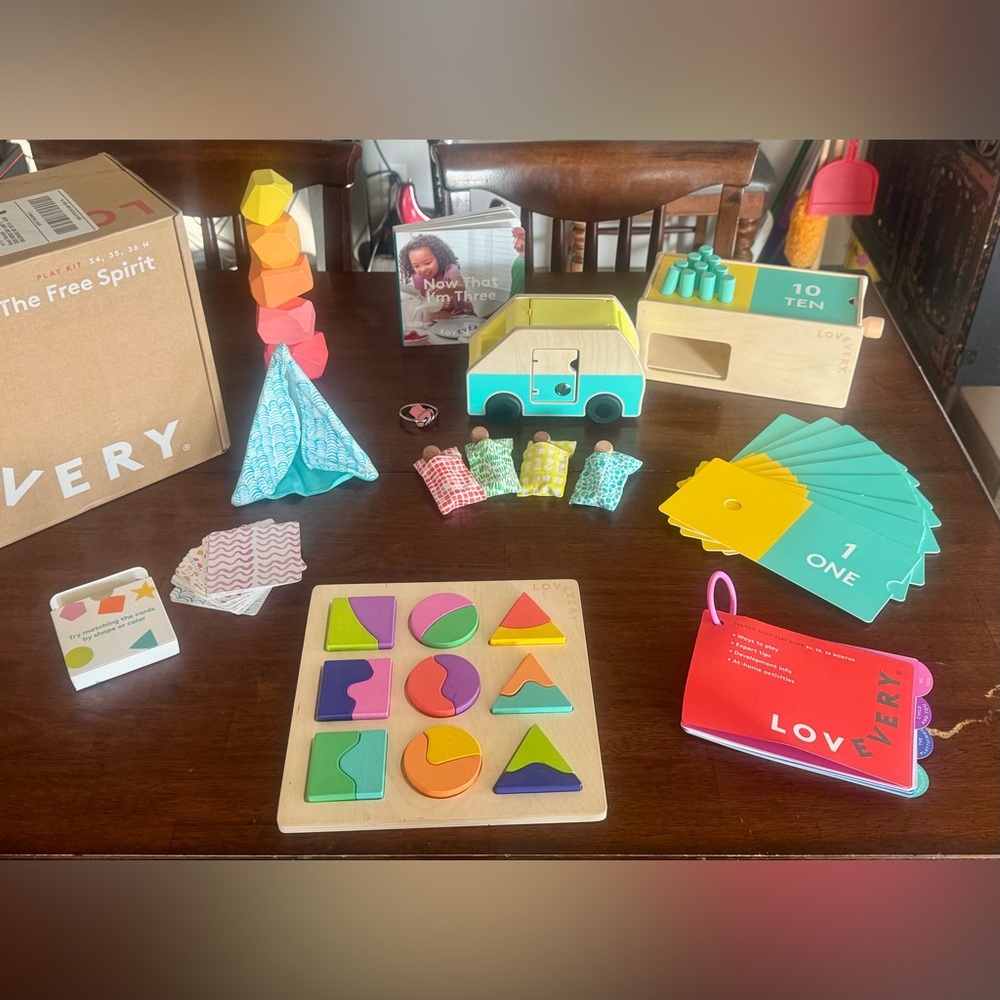 Complete Lovevery Free Spirit Kit (34, 35, 36 months)